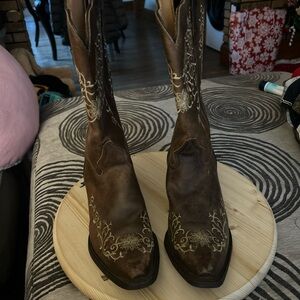 Laredo Brown Combat & Moto Boots